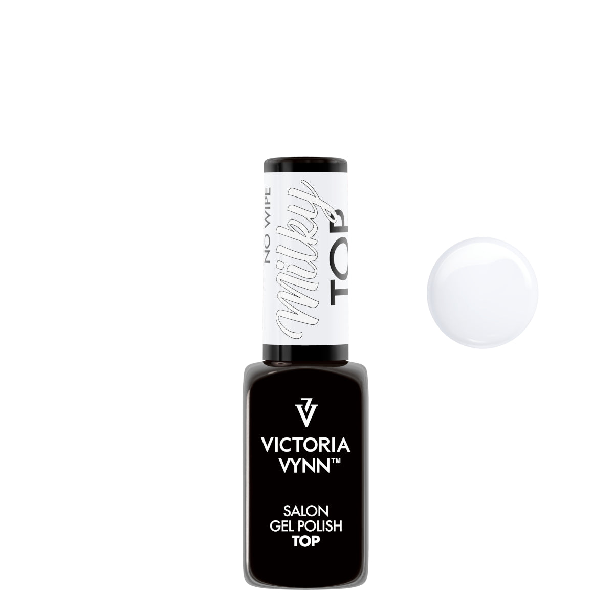 Victoria Vynn Gel Polish Top Milky No Wipe - product colour shown on a white background