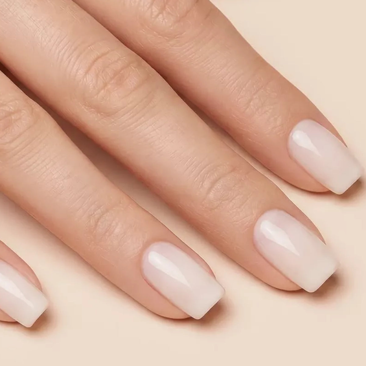 Victoria Vynn Insta Gel 01 Cloud Dancer Self-Leveling Builder Gel - shade swatches shown beside the product