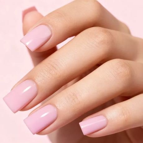 Victoria Vynn Insta Gel 02 Clean Look Self-Leveling Builder Gel - shade swatches shown beside the product