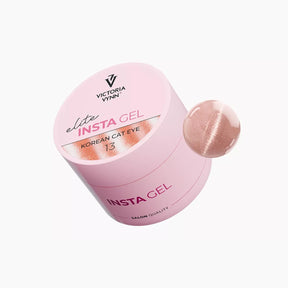 Victoria Vynn Insta Gel 13 Korean Cat Eye self-leveling builder gel in light pink packaging
