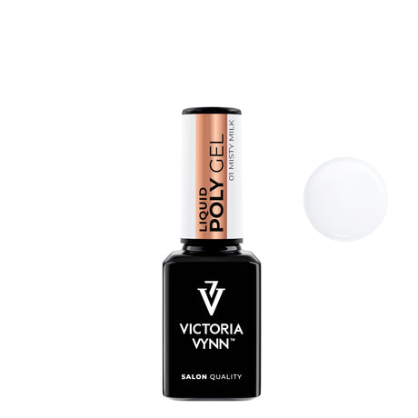 Victoria Vynn Liquid Poly Gel 01 Misty Milk - product colour shown on a white background