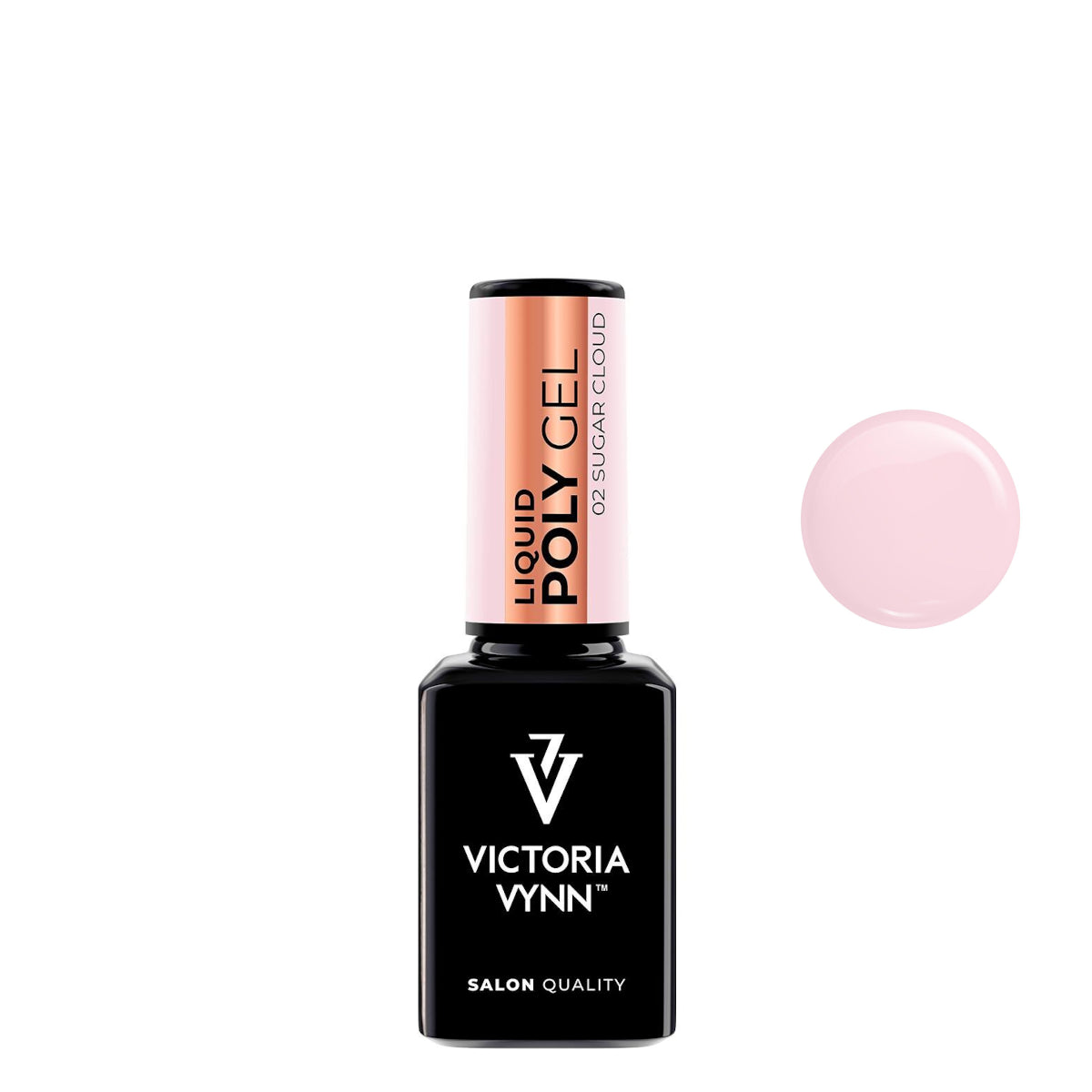 Victoria Vynn Liquid Poly Gel 02 Sugar Cloud - product colour shown on a white background