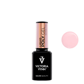 Victoria Vynn Liquid Poly Gel 03 Pink Fog - product colour shown on a white background