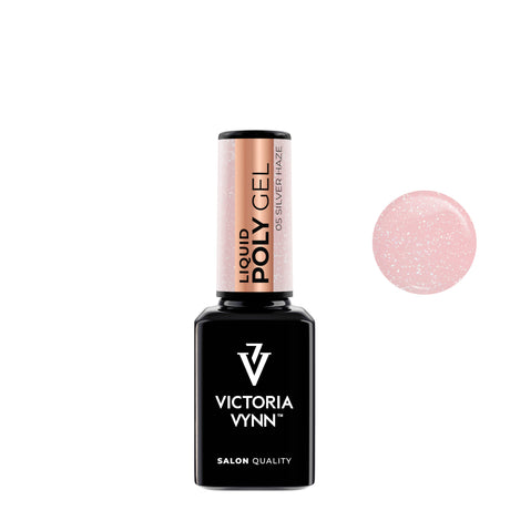 Victoria Vynn Liquid Poly Gel 05 Silver Haze - product colour shown on a white background