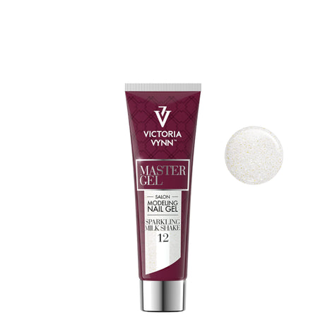 Victoria Vynn Master Gel Poly Gel 12 Sparkling Milk Shake - product colour shown on a white background
