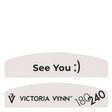 Victoria Vynn Mini 05 Nail Files 180/240 25pcs - isolated on a white background