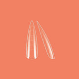 Victoria Vynn Perfect Shape Dual Forms Almond - nail form shown in use during nail extension application