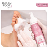 Pharm Foot Anti Callus Master Softening Foam with 30% Urea S.1 - isolated on a white background