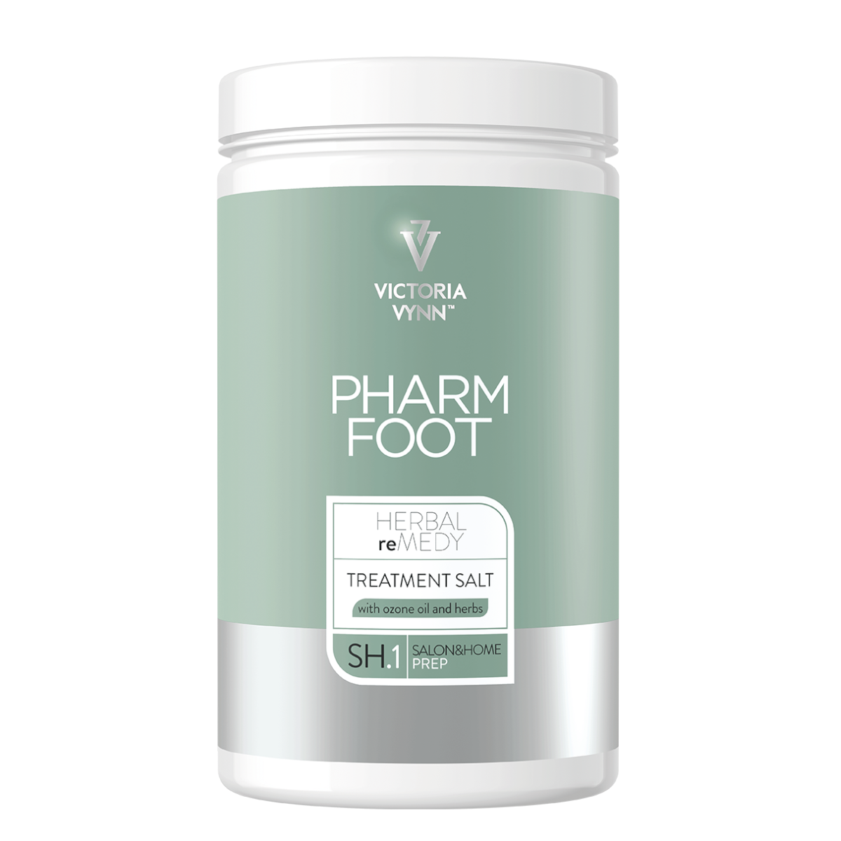Pharm Foot Herbal reMedy Treatment Salt with Ozone Oil & Herbs SH.1 - 1250g - isolated on a white background