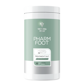 Pharm Foot Herbal reMedy Treatment Salt with Ozone Oil & Herbs SH.1 - 500g - isolated on a white background