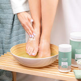 Pharm Foot Herbal reMedy Treatment Salt with Ozone Oil & Herbs SH.1 - shown during a professional foot treatment