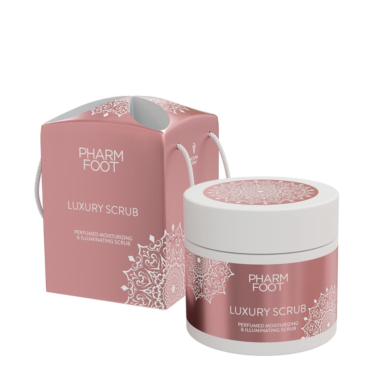 Pharm Foot Luxury Scrub Perfumed Moisturizing & Illuminating Scrub - isolated on a white background