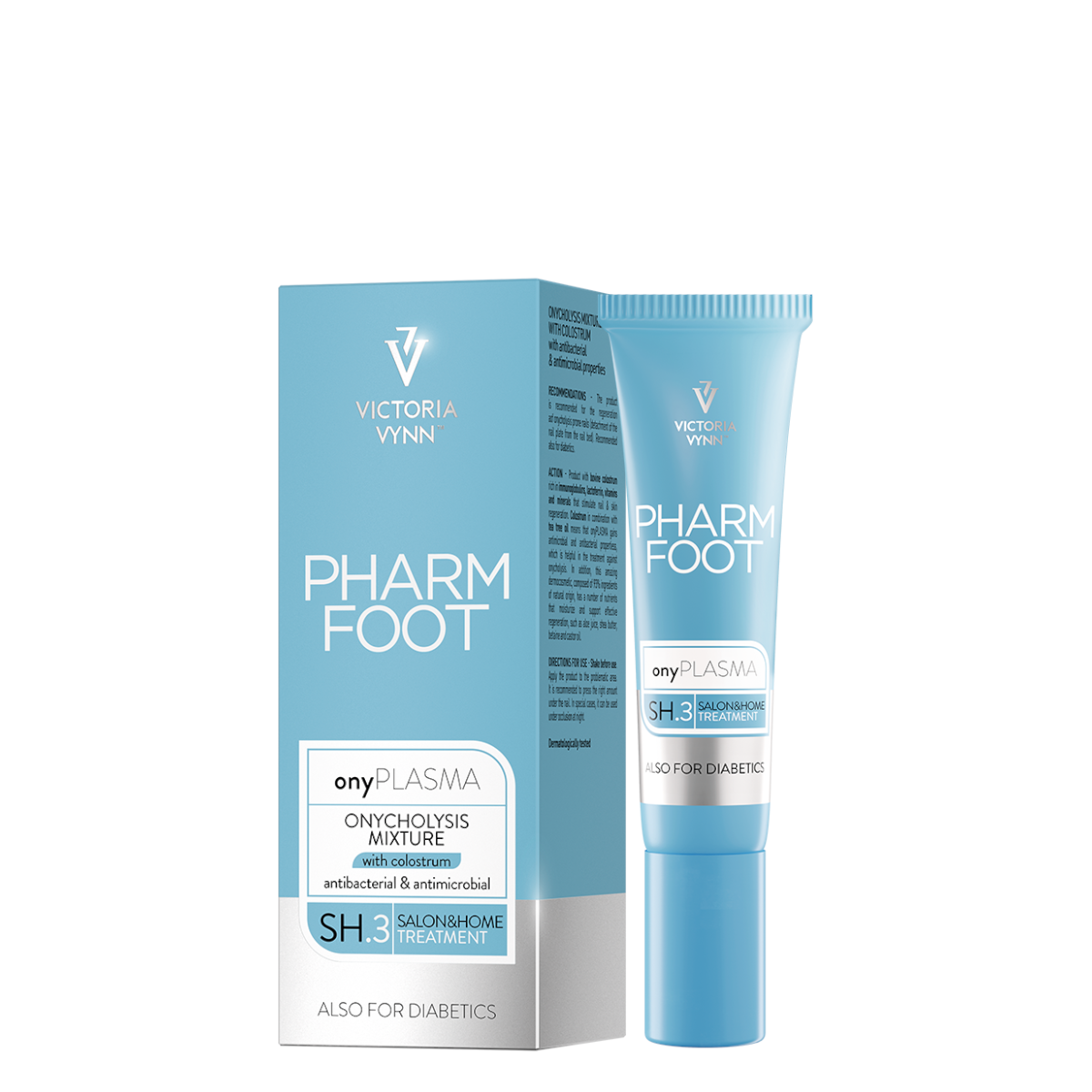 Pharm Foot onlyPlasma Onycholysis Mixture with Colostrum SH.3 - isolated on a white background