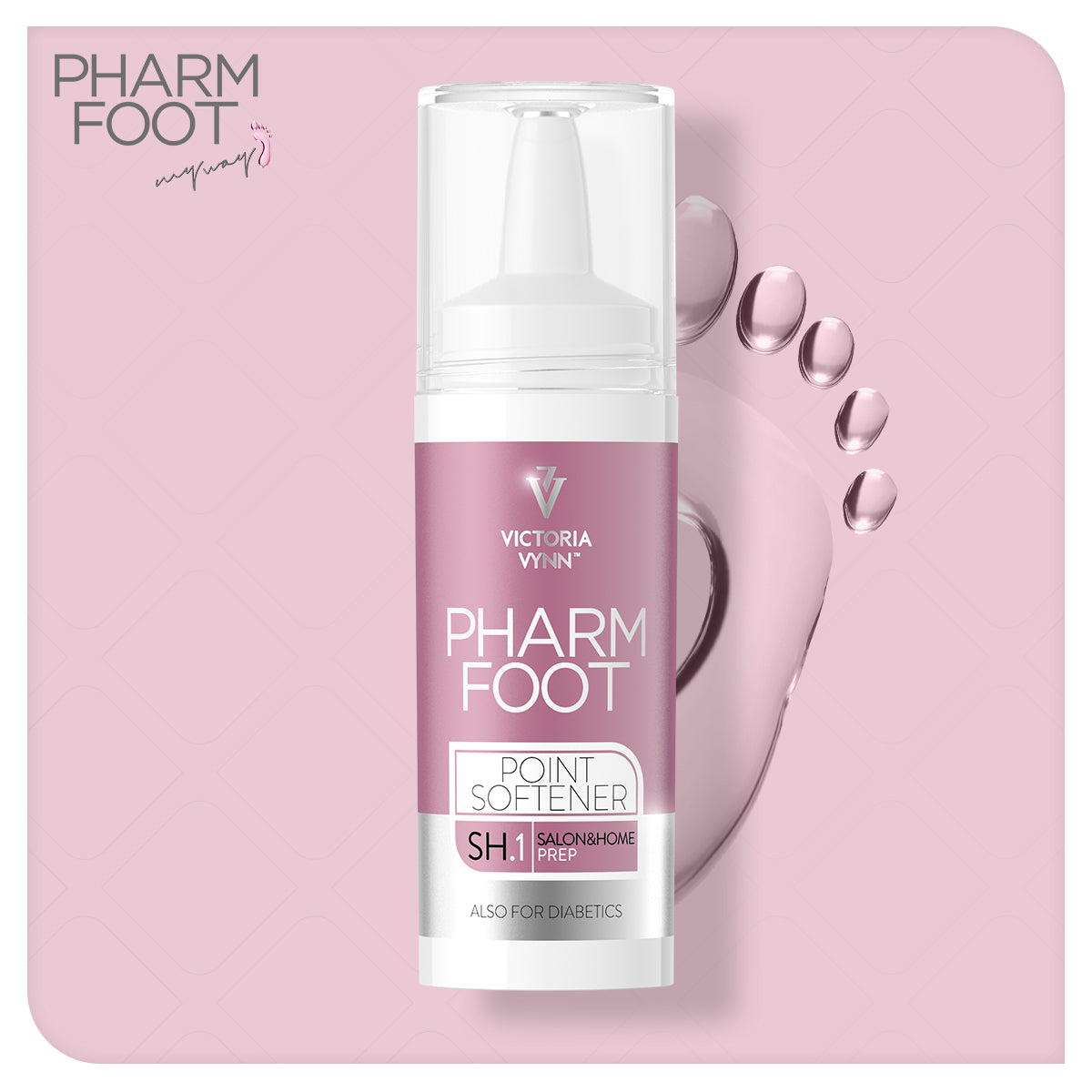 Pharm Foot Point Softener Anti Calluses Fluid with 30% Urea SH.1 - isolated on a white background