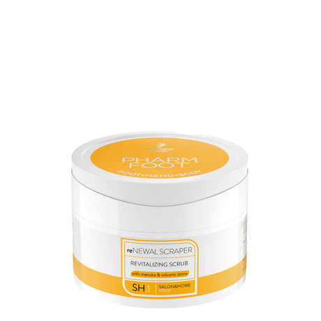 Pharm Foot reNewal Scraper Revitalizing Scrub SH.1 - isolated on a white background