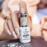 Victoria Vynn Pure Creamy Hybrid Gel 230 Sandy Dune - colour shown on manicured nails