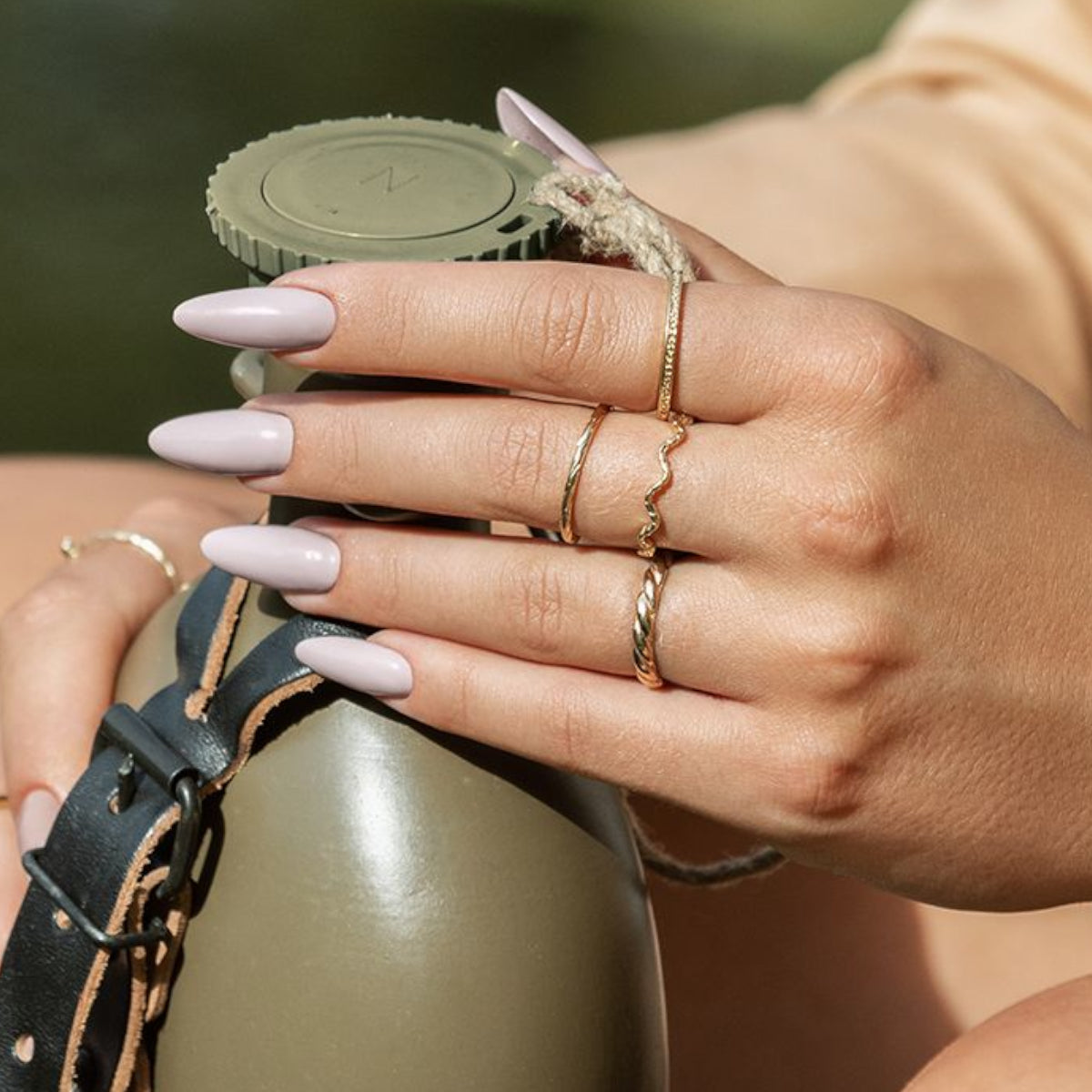 Victoria Vynn Pure Creamy Hybrid Gel 231 Morning Mist - colour shown on manicured nails