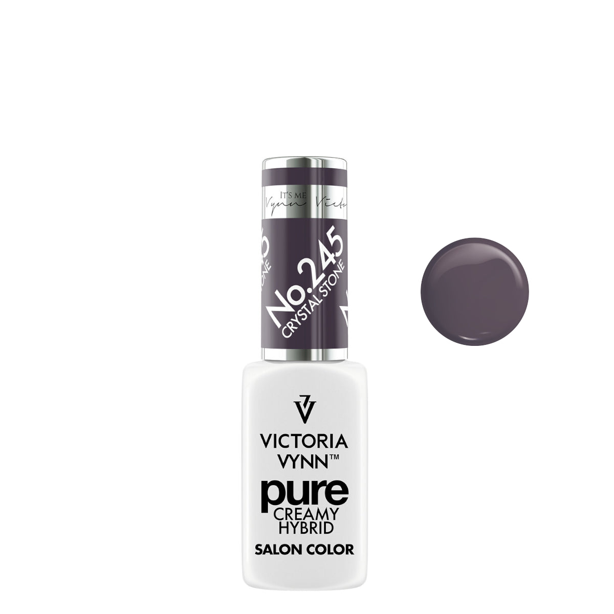 Victoria Vynn Pure Creamy Hybrid Gel 245 Crystal Stone (EXP 09/2026) - product colour shown on a white background