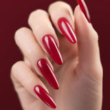 Victoria Vynn Pure Creamy Hybrid Gel 249 Fiery Leaf - colour shown on manicured nails