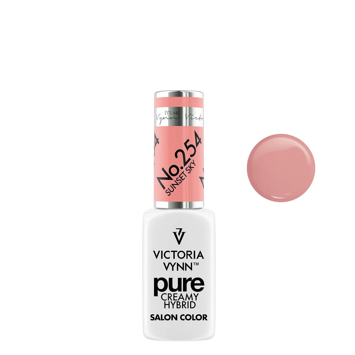Victoria Vynn Pure Creamy Hybrid Gel 254 Sunset Sky - product colour shown on a white background