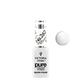 Victoria Vynn Pure Creamy Hybrid Gel 262 Stella Mozzarella - product and colour sample arranged on a white background