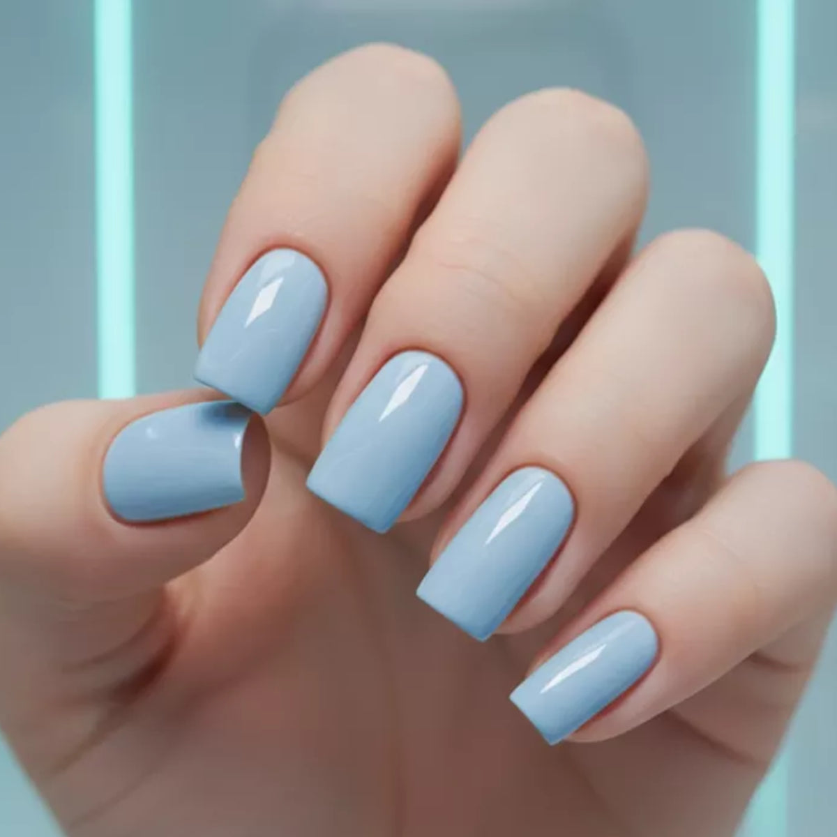 Victoria Vynn Pure Creamy Hybrid Gel 275 LABlue - shade swatches shown beside the product