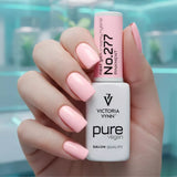 Victoria Vynn Pure Creamy Hybrid Gel 277 PINKment - shade swatches shown beside the product