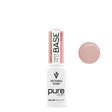 Victoria Vynn Pure Vegan Mani & Pedi Base Nude - product and colour sample arranged on a white background
