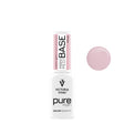 Victoria Vynn Pure Vegan Mani & Pedi Base Pink - product and colour sample arranged on a white background