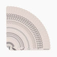 Pack of 25 Victoria Vynn Shape Ruler straight slim nail files 180/240 shown in a fan