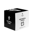 Victoria Vynn Universal Wipes - arranged with the included components on a white background