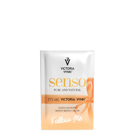 Victoria Vynn Vegan Hand & Body Cream Follow Me - Sample Sachet (2ml) - isolated on a white background