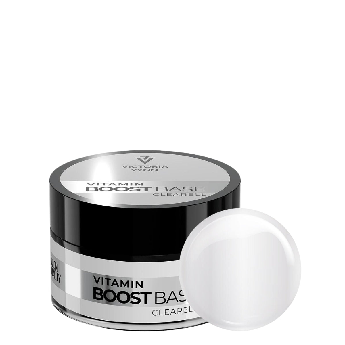 Victoria Vynn Vitamin Boost Base Clearell Jar - product colour shown on a white background