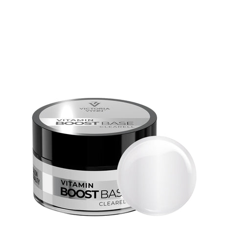 Victoria Vynn Vitamin Boost Base Clearell Jar - product colour shown on a white background