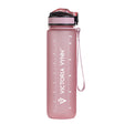 Victoria Vynn Water Bottle with Straw - Pink - isolated on a white background