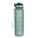 Victoria Vynn Water Bottle with Straw - isolated on a white background