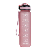 Victoria Vynn Water Bottle with Straw - isolated on a white background