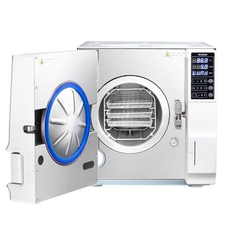 Woson Autoclave New Tanco 12L Type D With Printer Class B - Medical - device housing and functional components shown on a white background