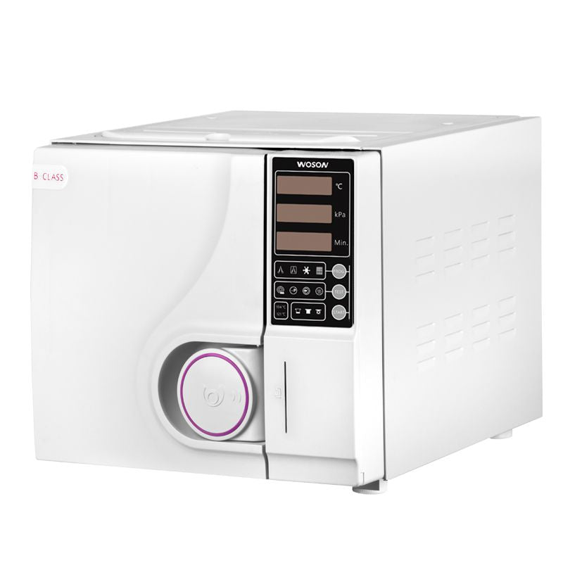 Woson Autoclave New Tanco 8L Type D With Printer Class B - Medical - main unit with included components on a white background