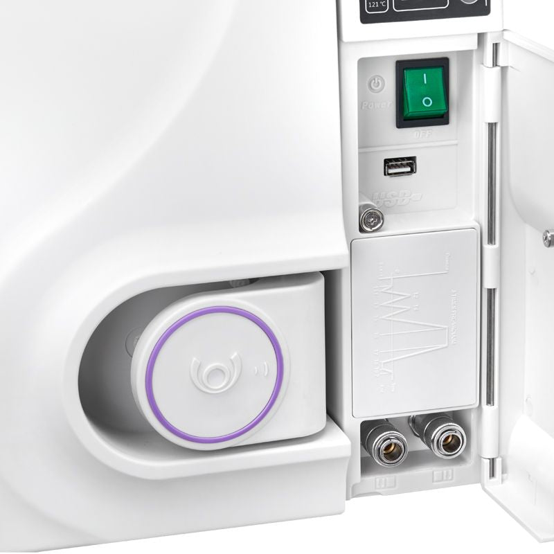 Woson Autoclave New Tanco 8L Type D With Printer Class B - Medical - close-up showing treatment handpieces and device components