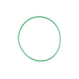 Woson Silicone Autoclave Gasket 7L/8L Green 7.5mm - complete device isolated on a white background