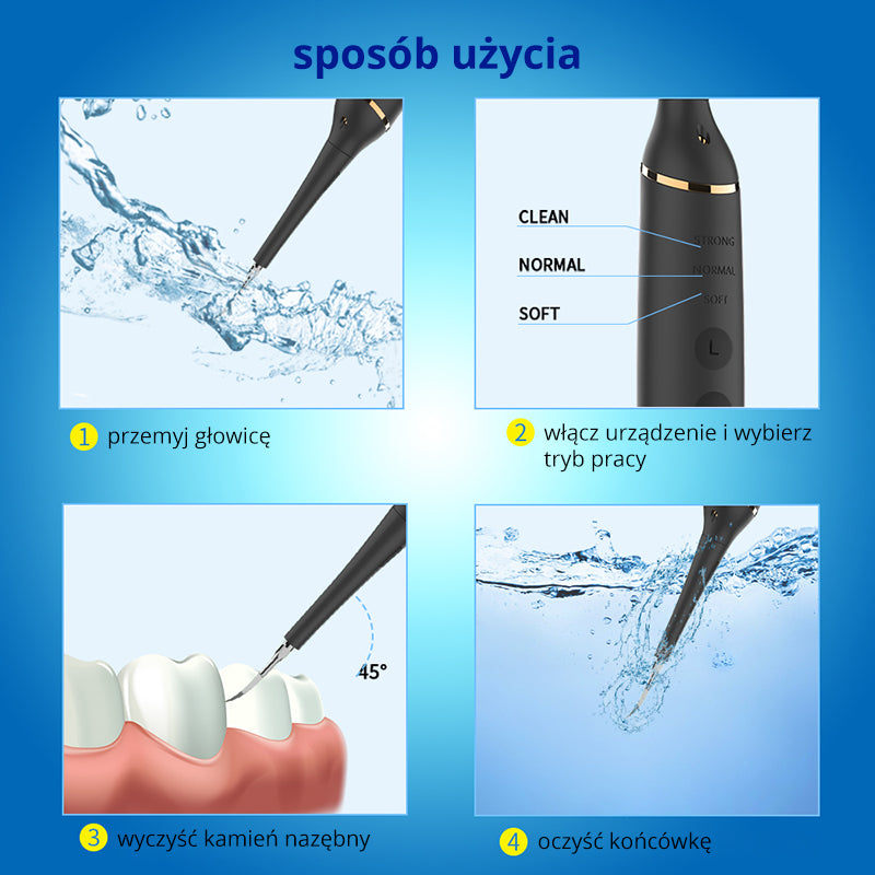 Xpreen Scaler Dental Tools - product displayed with its packaging on a dark background