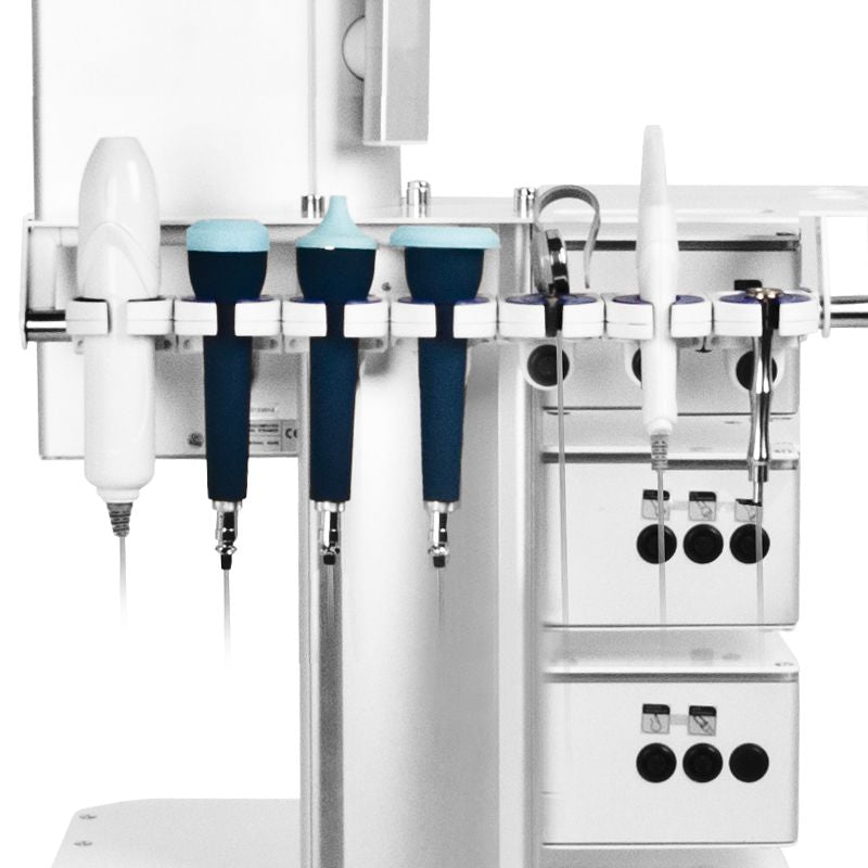 Yoshida Exclusive Multifunction Beauty Device - close-up showing treatment handpieces and device components