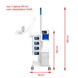 Yoshida Exclusive Multifunction Beauty Device - dimensions and measurements shown