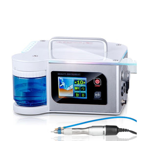 Yoshida Pro-Spray LCD Nail Drill Machine - nail drill equipment isolated on a white background