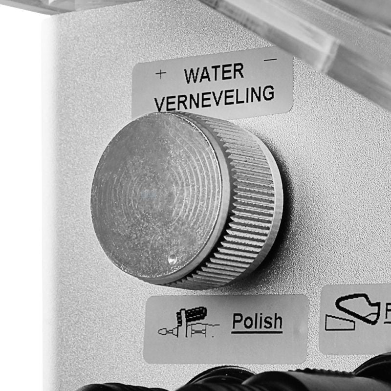 Yoshida Pro-Spray LCD Nail Drill Machine - close-up of the nail drill controls and working components