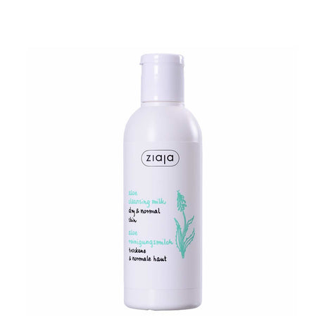Ziaja Aloe Cleansing Milk for Dry & Normal Skin - isolated on a white background