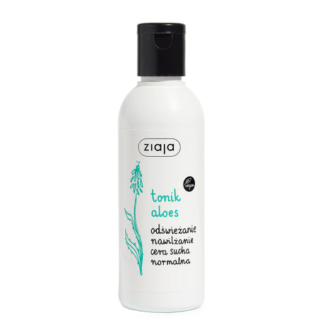 Ziaja Aloe Face Toner Refreshing & Moisturising - isolated on a white background