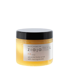 Ziaja Baltic Glycerine Coarse Body Scrub - isolated on a white background