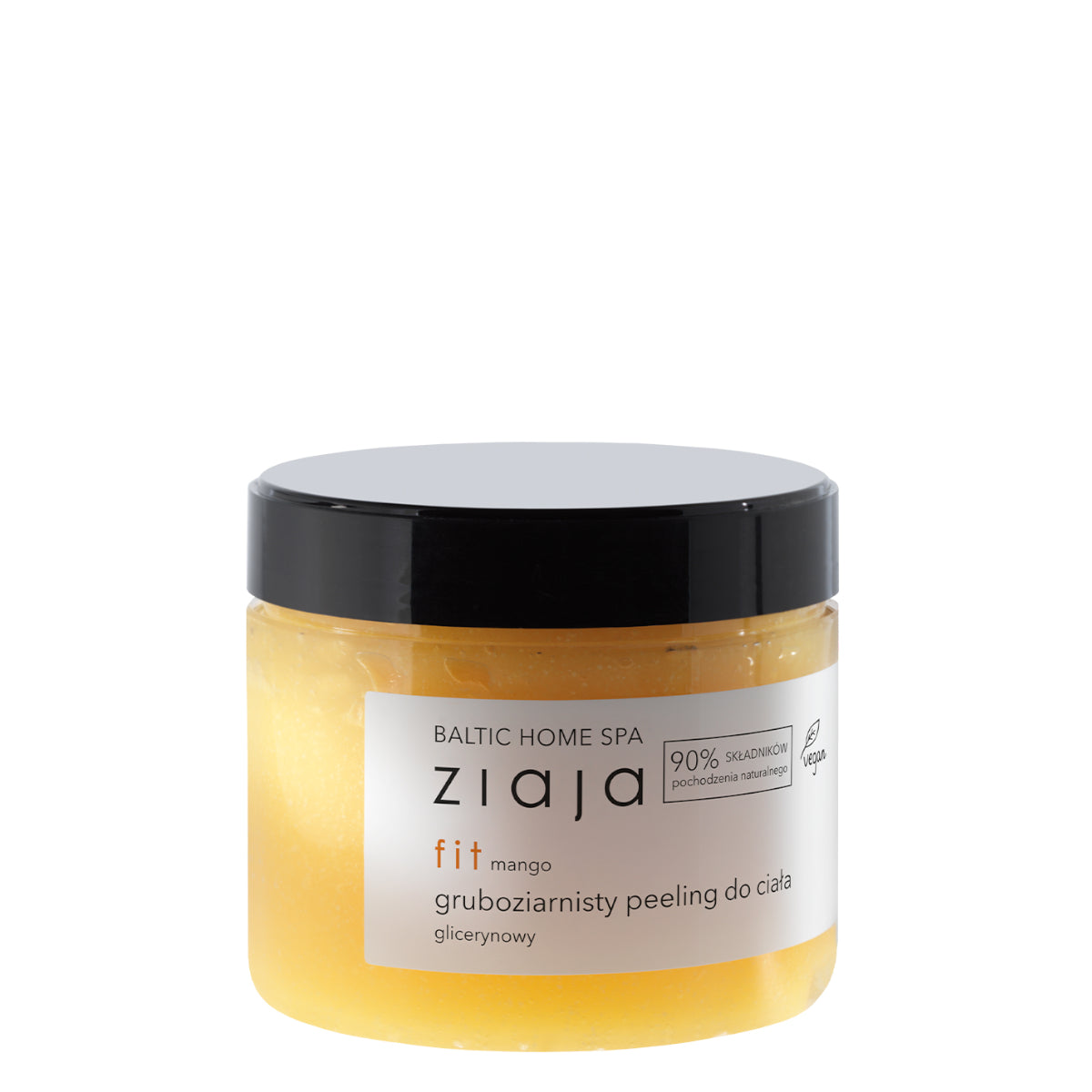 Ziaja Baltic Glycerine Coarse Body Scrub - isolated on a white background